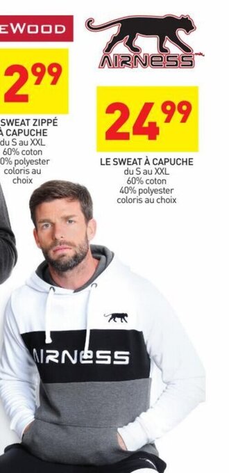 Stokomani Airness Le Sweat à Capuche offre