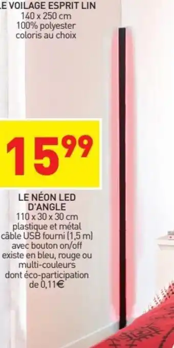Stokomani Le Néon Led d'Angle offre