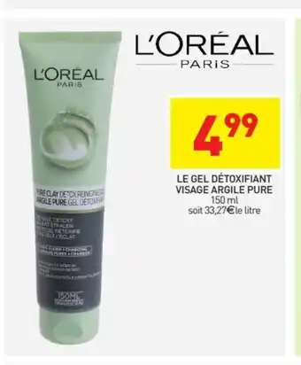 Stokomani l'Oreal Le Gel Détoxifiant Visage Argile Pure offre
