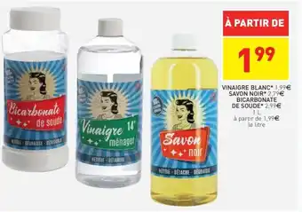 Stokomani Vinaigre Blanc Savon Noir Bicarbonate de Soude offre