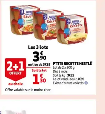 P'Tite Recette Nestlé