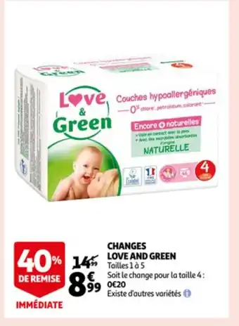 Auchan Changes Love And Green offre
