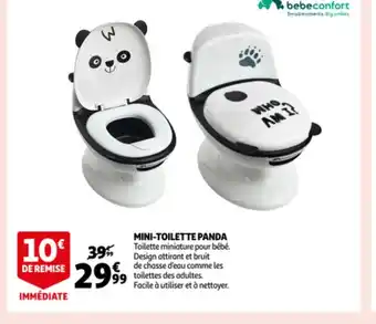 Auchan Mini-Toilette Panda offre