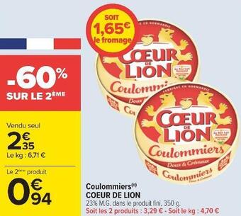 Coeur de lion coulommiers