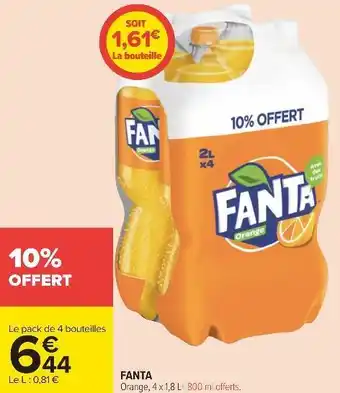 Carrefour Fanta fanta offre