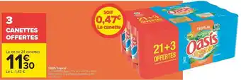 Carrefour Oasis oasis tropical offre