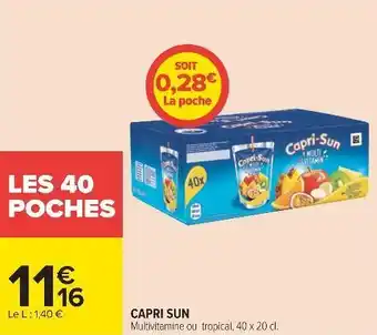 Carrefour Capri sun capri sun offre