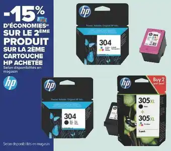 Carrefour Hp bon plan sur la cartouche hp offre