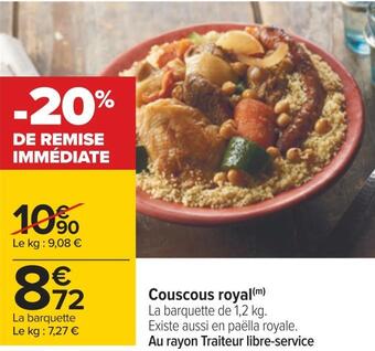 Carrefour Couscous royal offre
