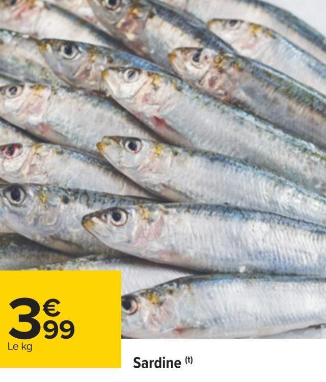 Promo Sardine chez Carrefour
