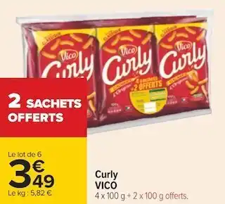Carrefour Vico curly offre