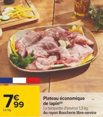 Carrefour Plateau économique de lapin offre
