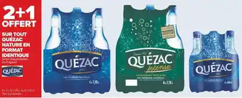 Carrefour Quézac bon plan sur tout quézac nature en format identique offre