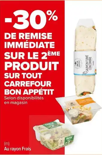 Carrefour Market Bon appétit bon plan sur tout carrefour bon appétit offre