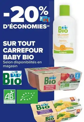 Carrefour Market Carrefour baby bon plan sur tout carrefour baby bio offre