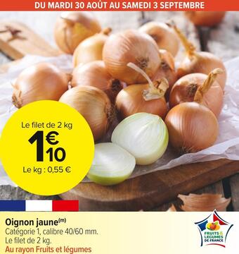 Carrefour Market Oignon jaune offre