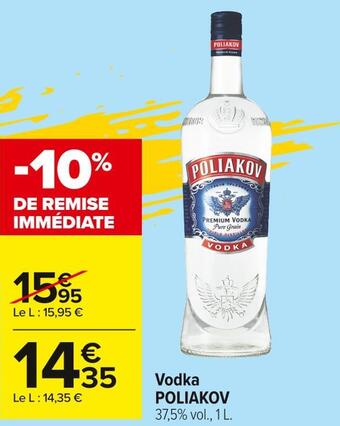 Carrefour Market Poliakov vodka offre
