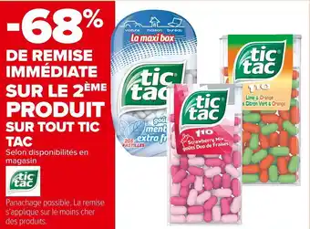 Carrefour Market Tic tac bon plan sur tout tic tac offre