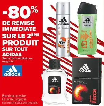 Carrefour Market Adidas bon plan sur tout adidas offre