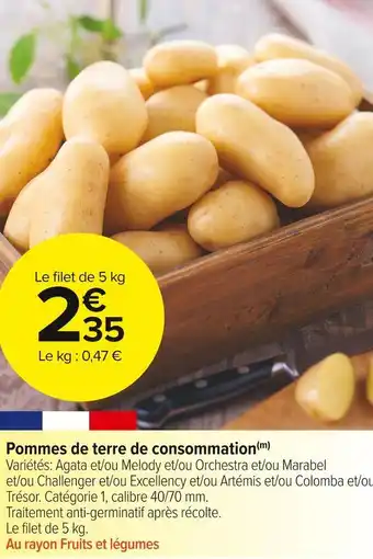 Carrefour Market Pommes de terre de consommation offre
