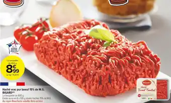 Carrefour Market Bigard haché vrac pur boeuf 15% de m.g. offre
