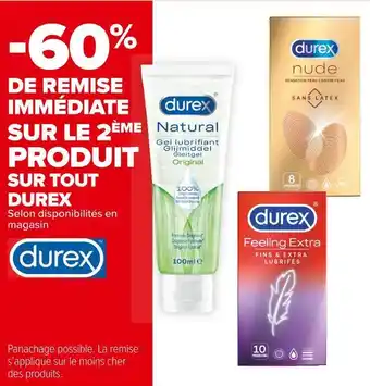 Carrefour Market Durex bon plan sur tout durex offre