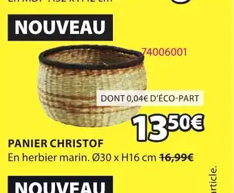 JYSK Panier Christof offre