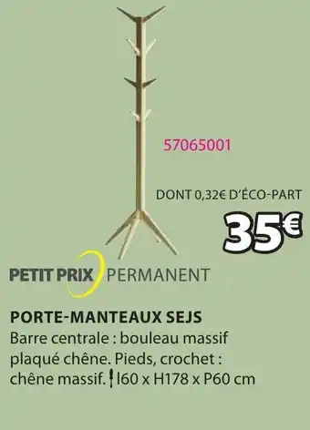 JYSK Porte-Manteaux Sejs offre