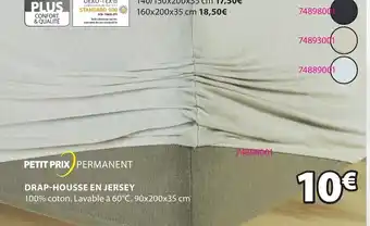 JYSK Drap-housse En Jersey offre