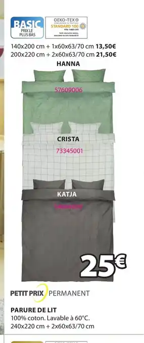 JYSK Parure de Lit offre