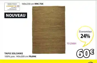 JYSK Tapis Solsikke offre