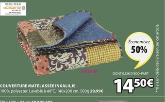 JYSK Couverture Matelassée Inkalilje offre