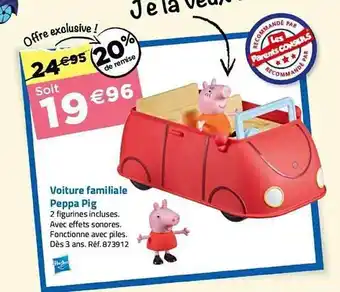 La Grande Récré Voiture familiale peppa pig offre