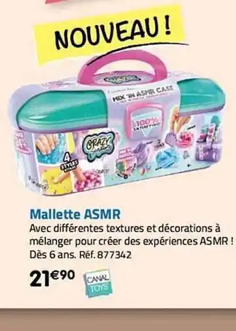 La Grande Récré Mallette asmr offre