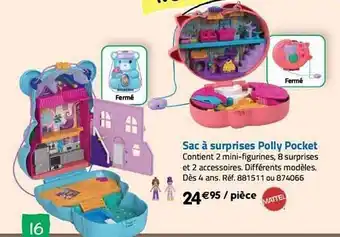La Grande Récré Sac à suprise polly pocket mattel offre