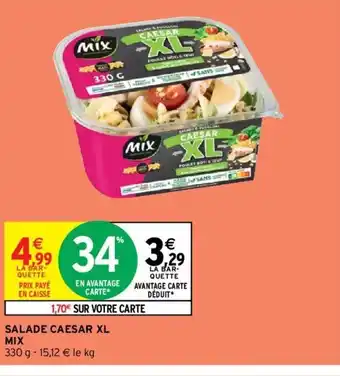 Intermarché Salade Caesar XL Mix offre