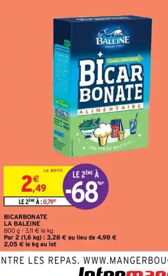 Bicarbonate La Baleine