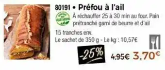 Thiriet Préfou à l'ail offre
