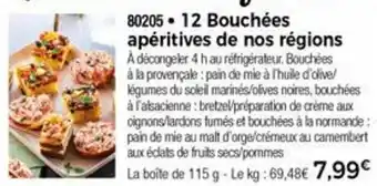 Thiriet 12 Bouchées apéritives de nos régions offre