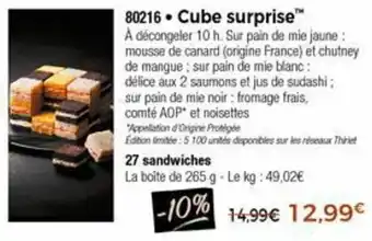 Cube surprise