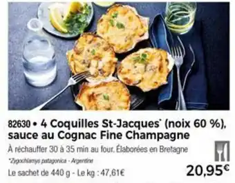 Thiriet 4 Coquilles st-jacques' offre