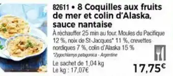 Thiriet 8 Coquilles aux fruits offre