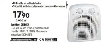 Bricorama Soufflant denver offre