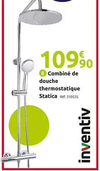 Mr Bricolage Combiné de douche thermostatique statica inventiv offre
