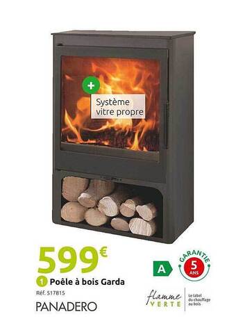Mr Bricolage Panadero poêle à bois garda offre