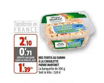 Mes Tortis Au Surimi Ă La Ciboulette Pierre Martinet