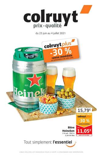 Colruyt Bière Heineken offre