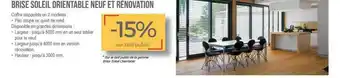BigMat Brise Soleil Orientable Neuf Et Rénovation offre