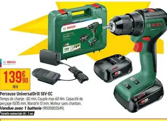Bricorama Perceuse universal drill 18v-ec bosch offre
