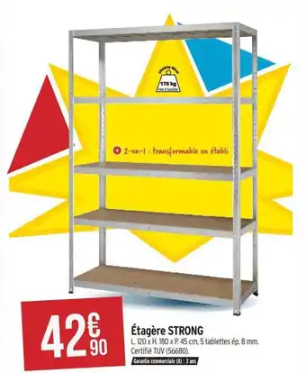 Bricorama Étagère strong offre